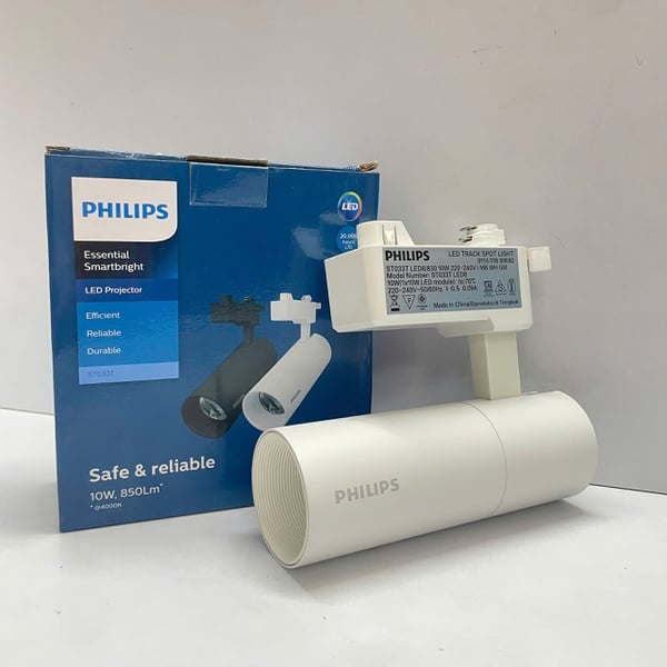💡 Nâng tầm không gian sống: Khám phá Đèn Tracklighting Philips ST033T Led 10W - Ánh sáng trắng ấm 3000K tinh tế, kiến tạo phong cách đẳng cấp. ✨