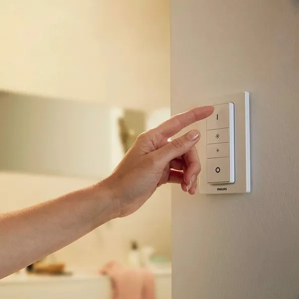 ✨ Trải nghiệm điều khiển ánh sáng trực quan | Công tắc điều chỉnh độ sáng đèn LED thông minh Philips Hue - Điều khiển không dây Philips Hue DIM Switch MY/PH/VN