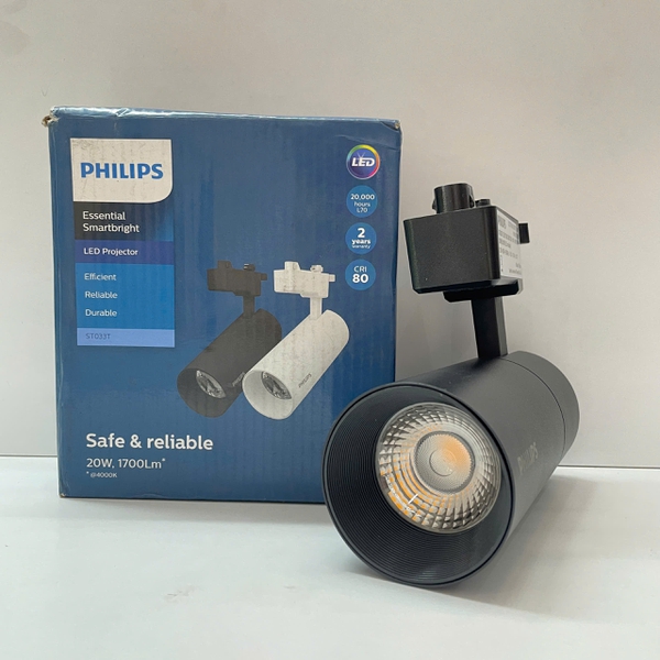 ✨ Tối Ưu Không Gian Sống Với Đèn Lắp Thanh Ray Philips ST033T: Ánh Sáng 4000K Êm Dịu, 1700lm | Khám Phá Ngay!