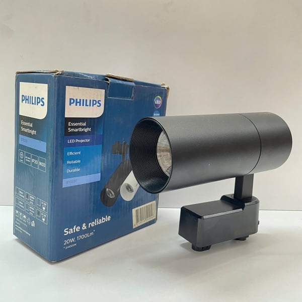 ✨ Nâng Tầm Không Gian: Khám Phá Đèn Lắp Thanh Ray Chiếu Điểm Led Tracklighting Philips ST033T LED17/840 20W Vỏ Đen – Vẻ Đẹp Tinh Tế, Ánh Sáng Hoàn Hảo.