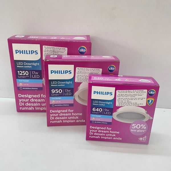 ✨ Khám phá tinh hoa ánh sáng: Đèn downlight âm trần chóa sâu Led Philips Meson c Rc Rd D125 13W 965 6500K 950lm 30.000h – Nâng tầm không gian sống của bạn.