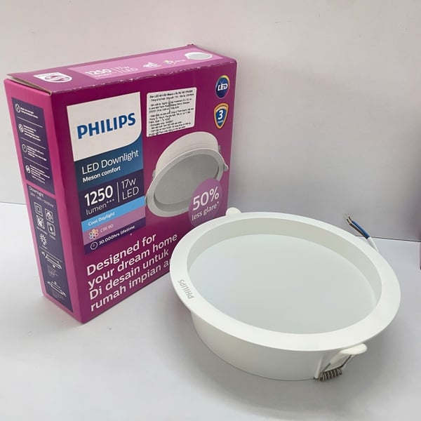 ✨ Khám phá Đèn downlight âm trần chóa sâu Led Philips Meson c Rc Rd D150 17W 965 6500K 1250lm 30.000h: Ánh sáng định hình không gian sống đẳng cấp của bạn.
