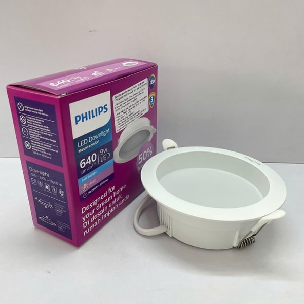 ✨ Khám phá Tinh hoa Ánh sáng: Đèn downlight âm trần chóa sâu Led Philips Meson c Rc Rd D100 9W 965 6500K 640lm 30.000h – Kiến tạo không gian sống đẳng cấp.