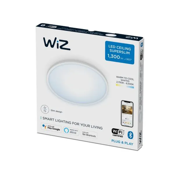 Công nghệ đèn WiZ thông minh - Đèn ốp trần thông minh WiZ Superslim Ceiling,