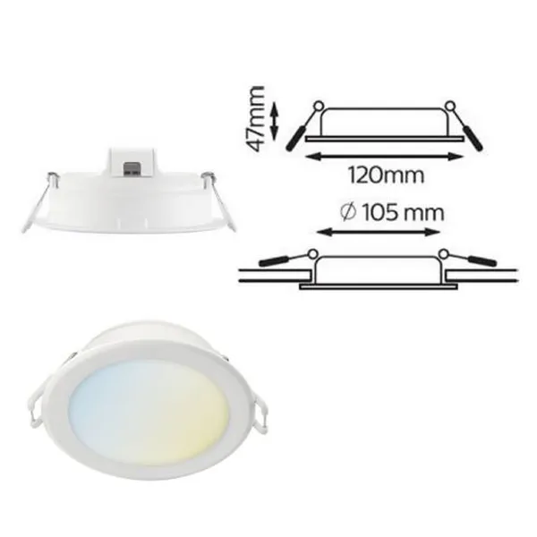 Tìm hiểu ngay Đèn LED âm trần thông minh Philips WiZ Downlight 9W 12.5W 17W