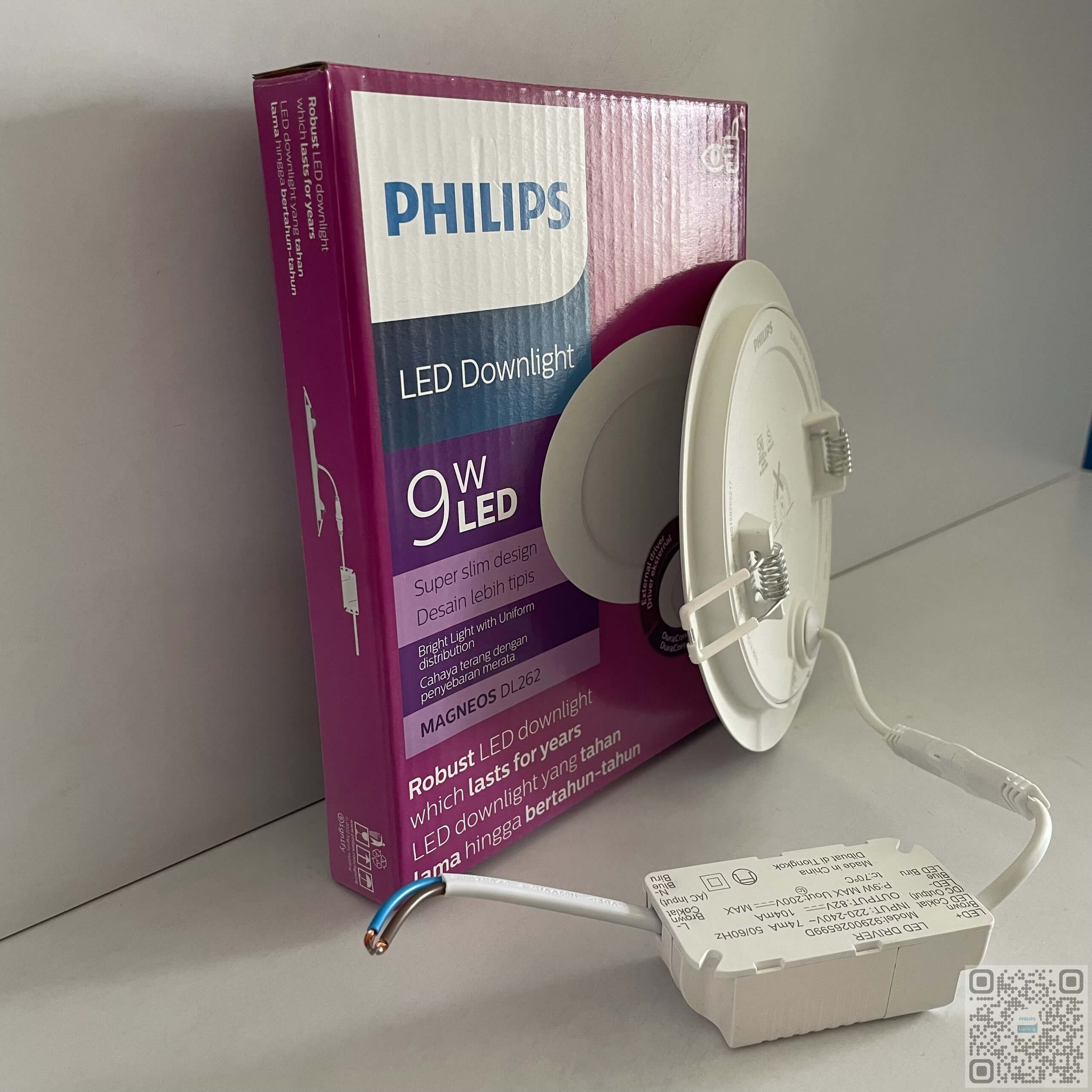 Đèn Downlight Âm Trần Led siêu mỏng Philips DL262 EC RD 3000/4000/6500K