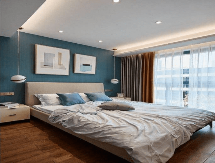 Đèn Downlight âm trần LED Philips Eridani DL190B LED18 D200 23W 865 WH SNI trong không gian phòng ngủ Đèn Downlight âm trần LED Philips Eridani DL190B LED18 D200 23W 865 WH SNI trong không gian phòng ngủ