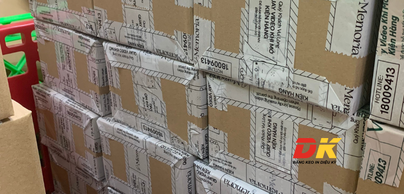 Băng keo in chữ De Memoria