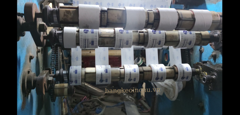 Băng keo trắng sữa in logo