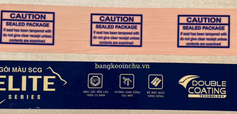 Băng keo in chữ Ngói Màu SCG