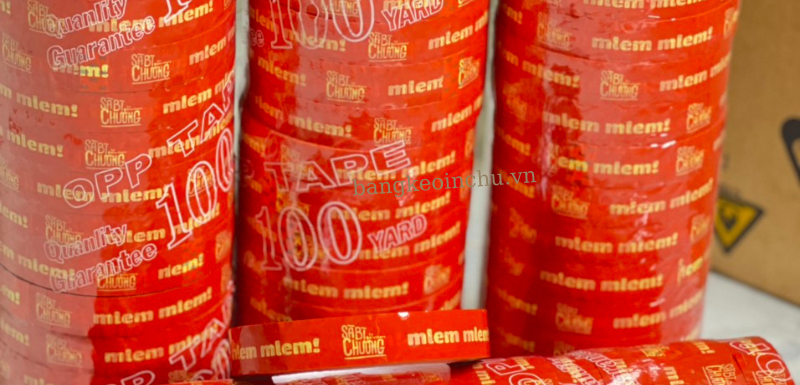 In logo lên băng keo số lượng ít tại HCM In logo lên băng keo số lượng ít tại HCM