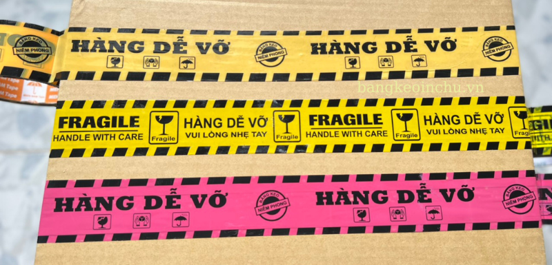 Một số mẫu băng keo in chữ hot hit hiện nay!