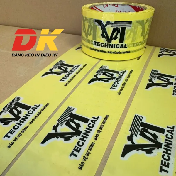 Băng keo in logo theo yêu cầu