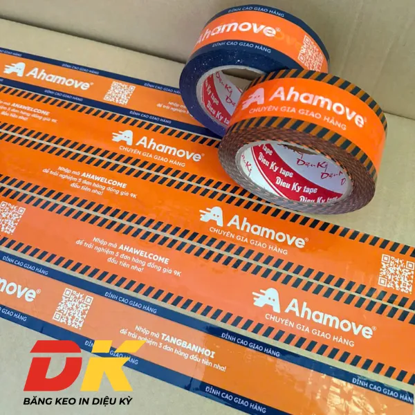 Băng keo in logo AHAMOVE