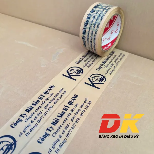 Băng keo in đóng hải sản