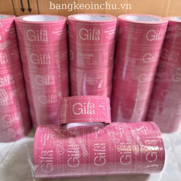 Băng keo in chữ Gilaa 