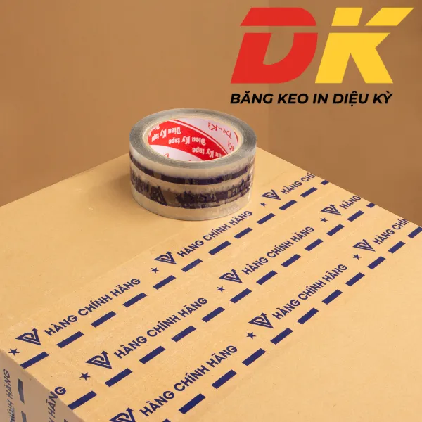 Băng keo trong in logo