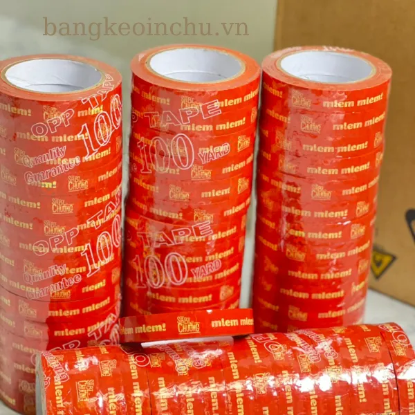 Băng keo in chữ SÀ BÌ CHƯỞNG