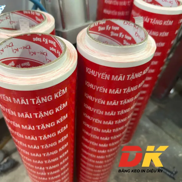 Băng keo in chữ MUA 1 TẶNG 1