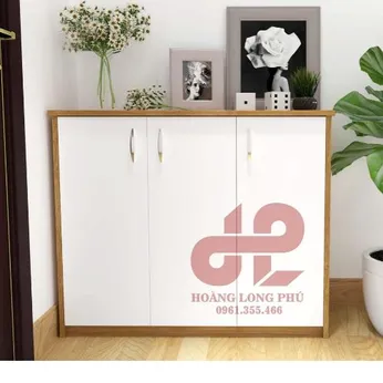 KỆ GIÀY GỖ 3 CÁNH MỞ GIÁ RẺ TG17