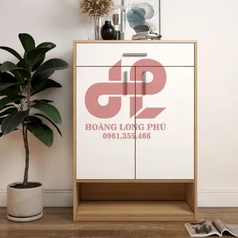 TỦ GIÀY NHỎ GỌN CÓ HỘC KÉO VÀ Ô TRỐNG TIỆN LỢI TG25