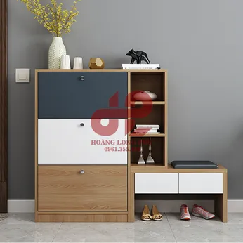 TỦ GIÀY THÔNG MINH KÈM GHẾ HIỆN ĐẠI, TRẺ TRUNG, LẠ MẮT TG29