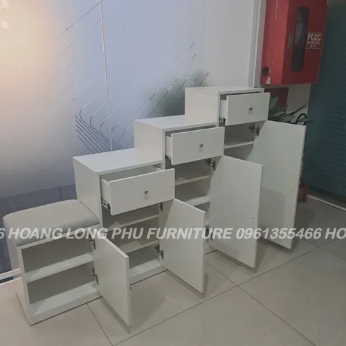 Tủ giày gỗ 3-4-5 tầng phối màu siêu HOT