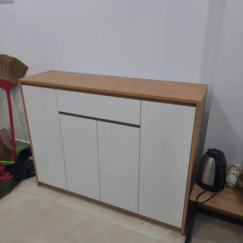 TỦ GIÀY GỖ 4 CÁNH MỞ CÓ HỘC KÉO SIÊU HOT TG-16