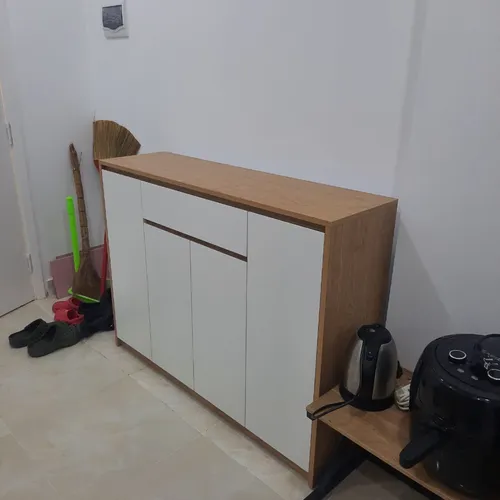 TỦ GIÀY GỖ 4 CÁNH MỞ CÓ HỘC KÉO SIÊU HOT TG-16