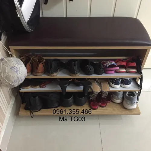 TỦ GIÀY THÔNG MINH GHẾ NGỒI TG03