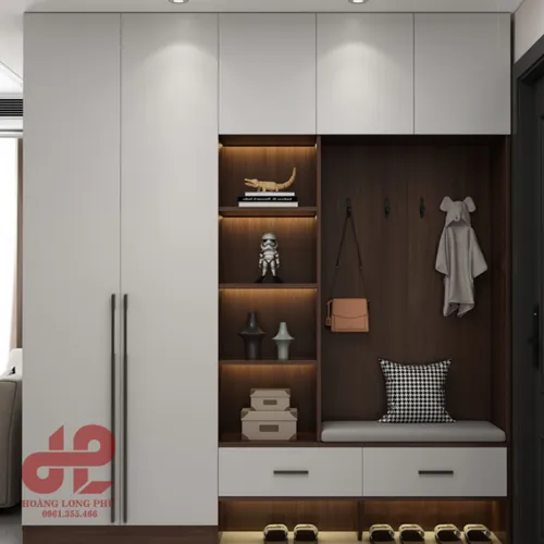 TỦ GIÀY CAO TRẦN SANG TRỌNG TG51