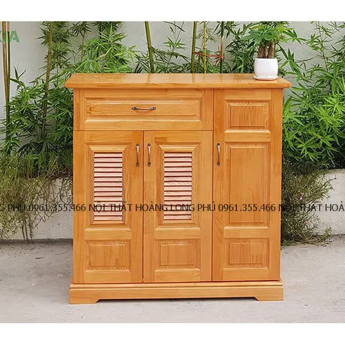 TỦ GIÀY GỖ THÔNG ĐẸP TG40