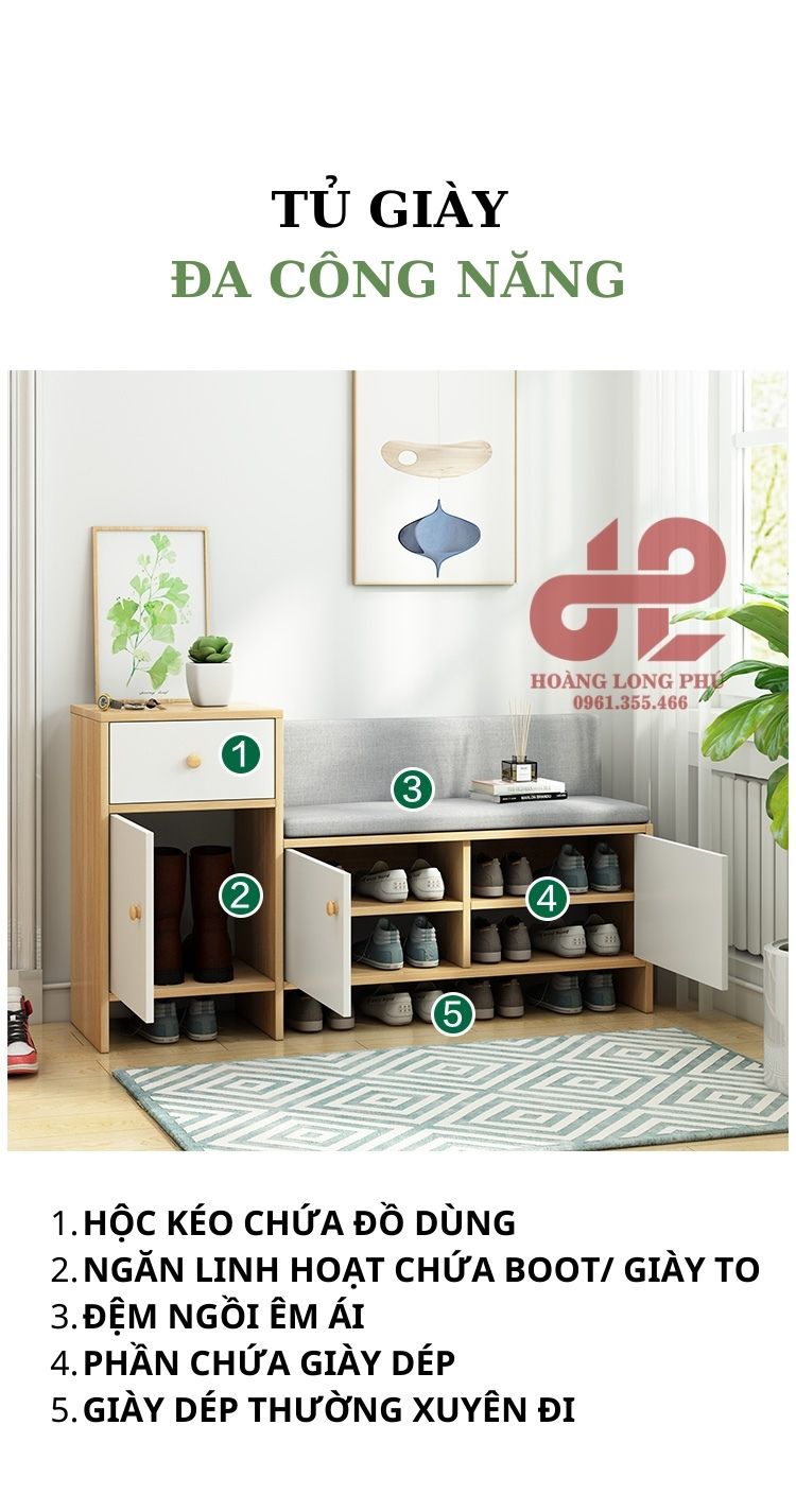 tủ giày có kèm ghế tủ giày có kèm ghế