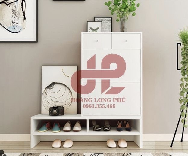 bộ tủ giày kèm ghế đơn giản màu trắng bộ tủ giày kèm ghế đơn giản màu trắng