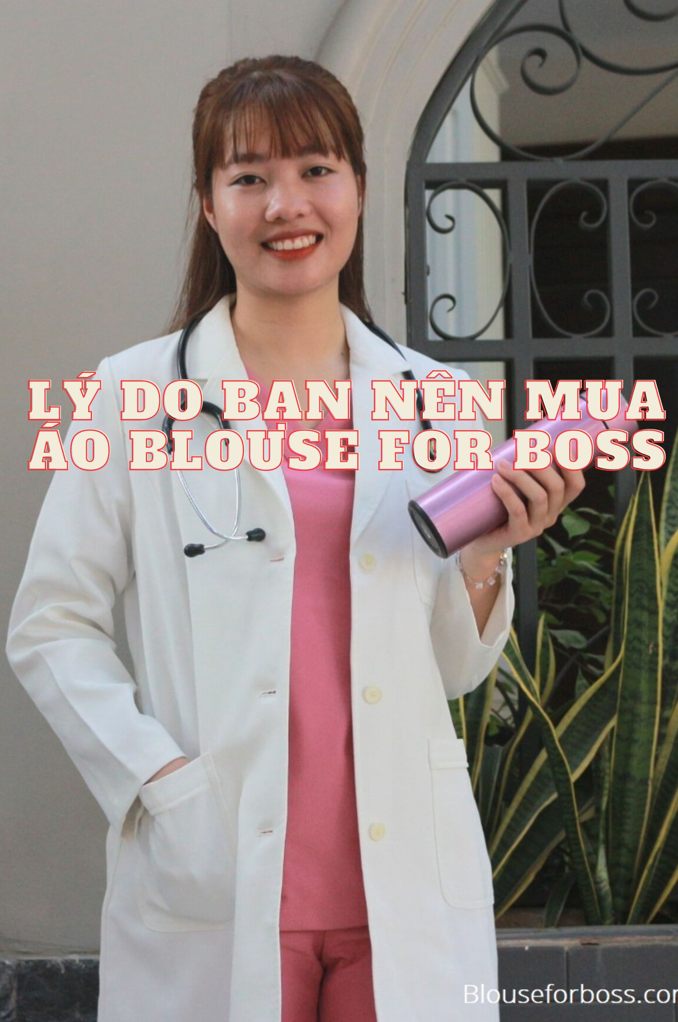 Áo Blouse Bác Sĩ Cao Cấp