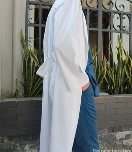 ÁO Blouse Trắng Kem Dài Tay