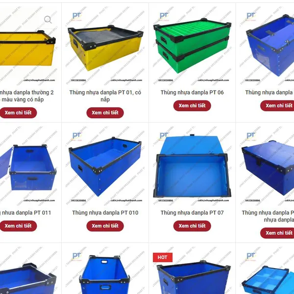 Tìm nhà cung cấp hộp đựng sản phẩm bằng nhựa PP Danpla