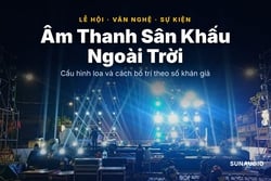 Âm Thanh Sân Khấu Ngoài Trời Cho Lễ Hội, Văn Nghệ: Cấu Hình Và Bố Trí