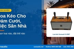 Loa Kéo Cho Đám Cưới, Tiệc Sân Nhà: Chọn Loại Nào, Đặt Thế Nào