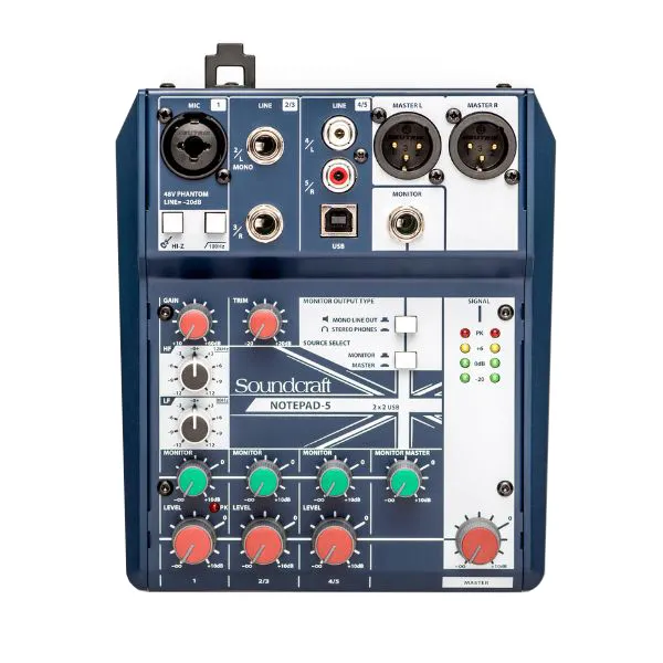 Mixer Analog Soundcraft Notepad 5