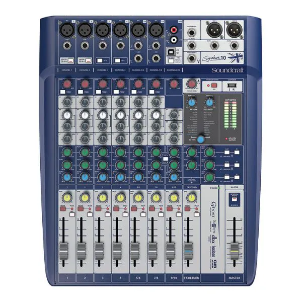 Mixer Analog Soundcraft Signature 10