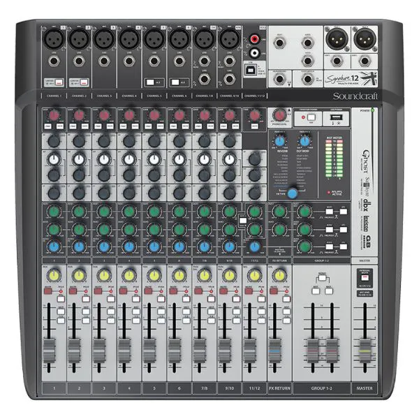 Mixer Analog Soundcraft Signature 12 MTK