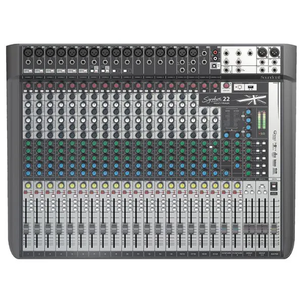 Mixer Analog Soundcraft Signature 22 MTK