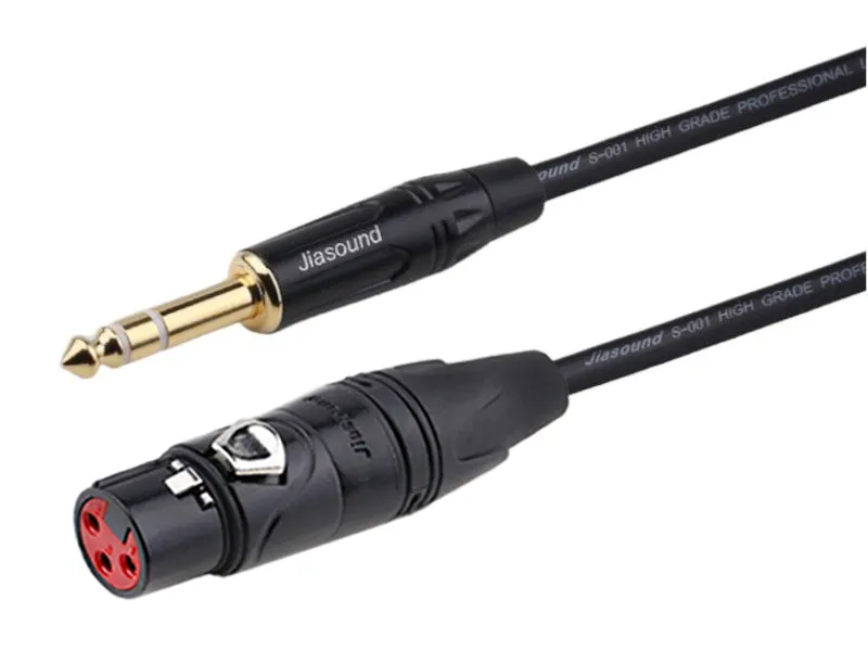 Dây Canon Cái Ra 6 Ly Stereo Jiasound YM010BG