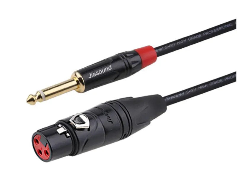 Dây Canon Cái Ra 6 Ly Mono Jiasound YM010BG