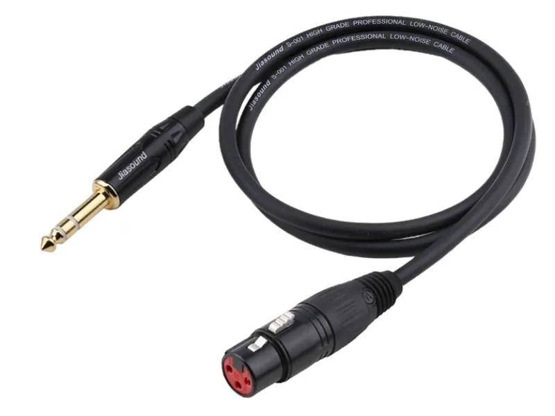 Dây Canon Cái Ra 6 Ly Stereo Jiasound YM004BG