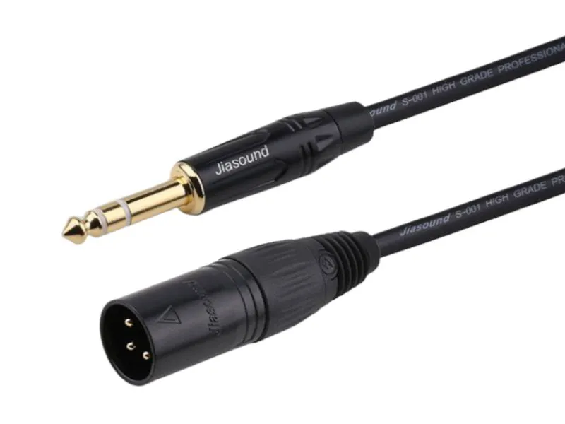 Dây Canon Đực Ra 6 Ly Stereo Jiasound YM003BG