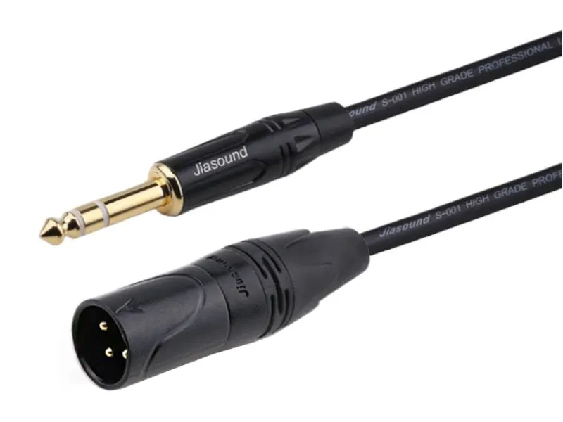 Dây Canon Đực Ra 6 Ly Stereo Jiasound YM009BG