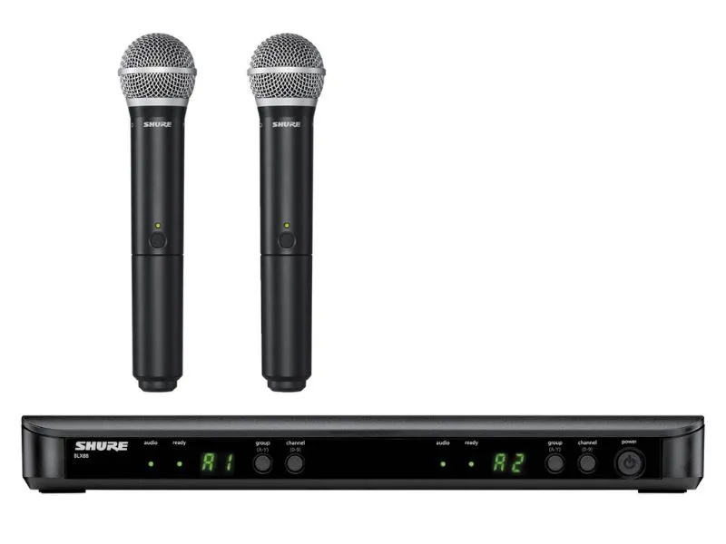 Micro Không Dây Shure BLX288A/PG58