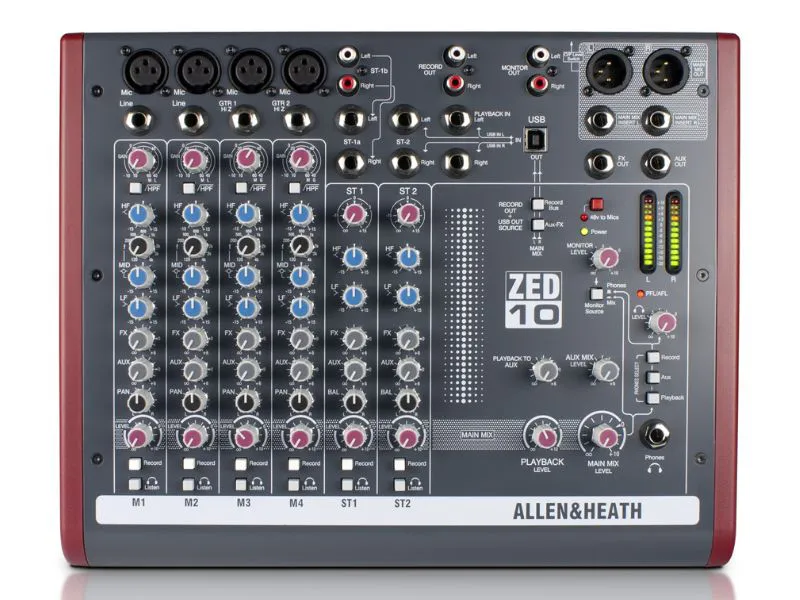 Mixer Analog Allen & Heath ZED-10